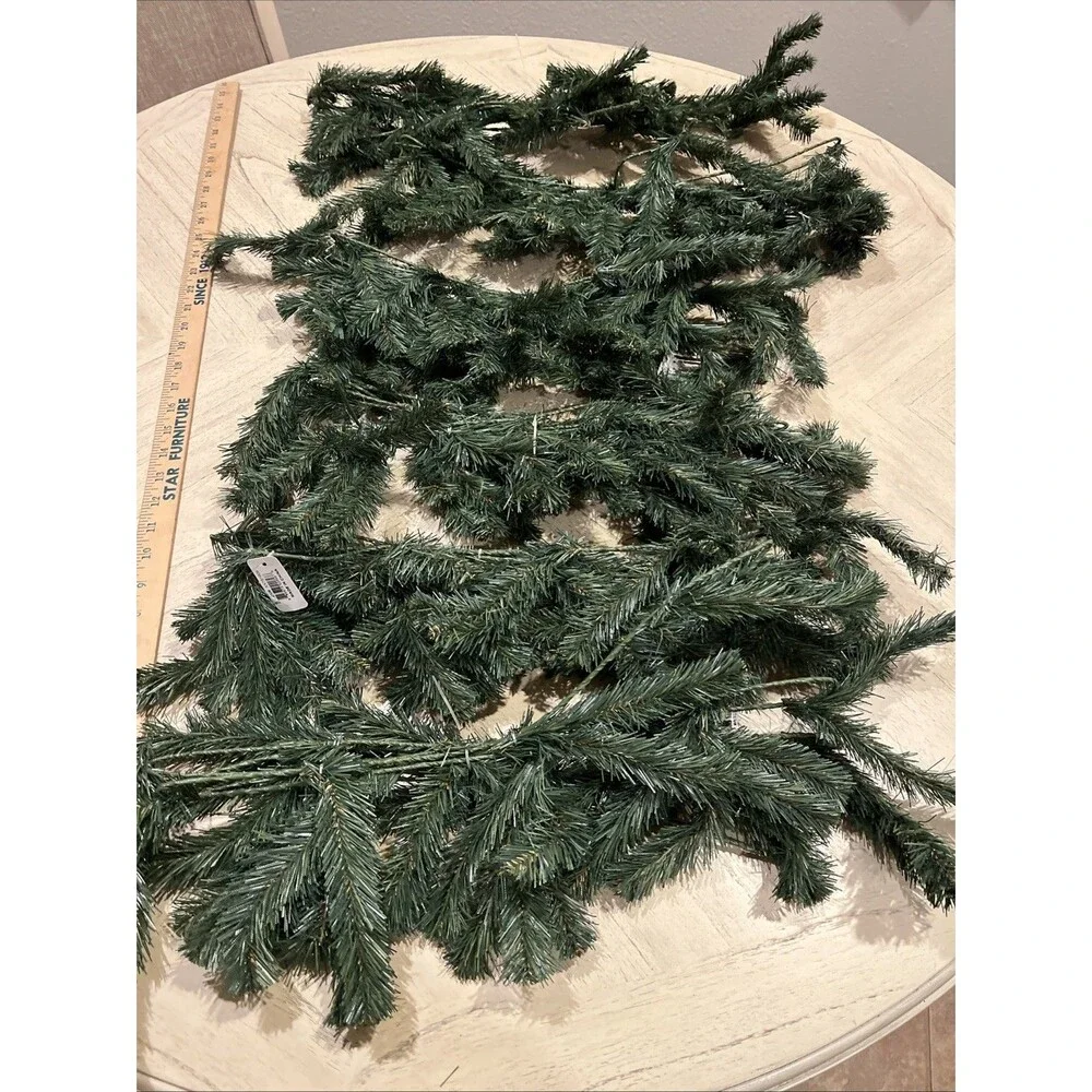 Pine Artificial Garland Faux, 6 Pcs 9FT Norfolk Pine Garland (New with Tags)
